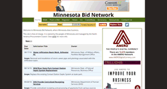 Desktop Screenshot of minnesotabids.com