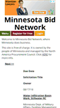 Mobile Screenshot of minnesotabids.com